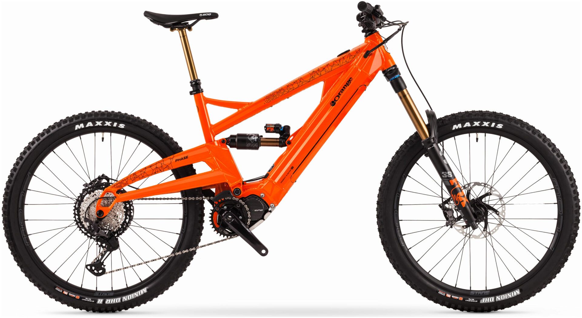 2023PhaseFactorySO318v3_1 Orange Phase Factory Electric Bike - Image 1