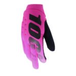 100% Brisker Cold Weather Gloves - Neon Pink