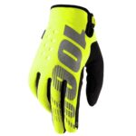 100% Brisker Cold Weather Gloves - Yellow
